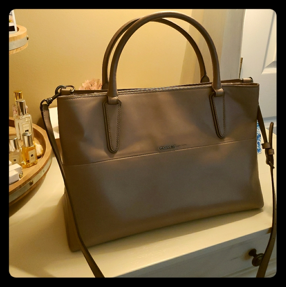 Coach Borough Satchel Earth 32291